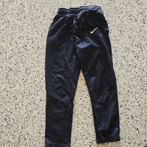 Nike Black Joggers Sweatpants with White Swoosh